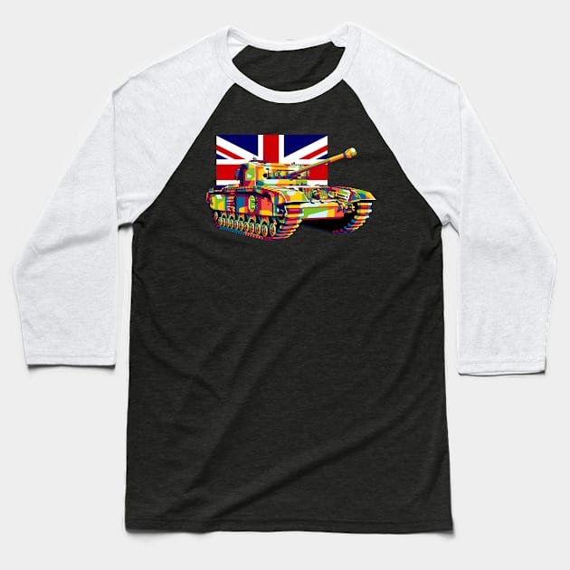 Black Prince Infantry Tank Baseball T-Shirt by wpaprint